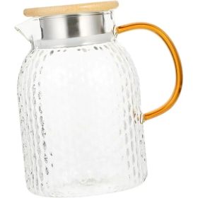 Carafe Lids Included Cold Kettle Large Capacity Water Pitcher Non-slip Juice Jug For Kitchen