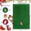 Christmas Hand Towels, Maxs Dish Towel Bathroom Kitchen,100% Cotton,Decorative Dish Face Towels Set for Drying,Cleaning,Cooking and Decorations