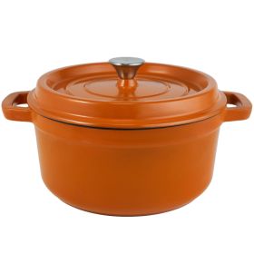 Cast iron soup pot 3 gradient color 28cm
