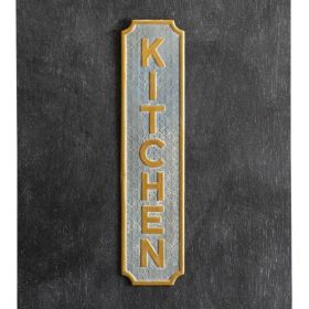 Kitchen Metal Wall Sign