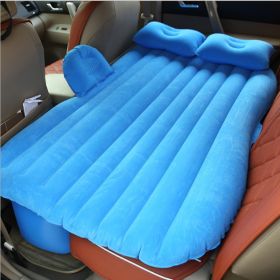Car Inflatable Bed (Option: Sky Blue)