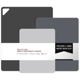 Flexible Plastic Cutting Mats, Non Slip Thin Cutting Sheets For Kitchen Food Prep, BPA Free And Dishwasher Safe, Multiple Sizes (Option: MULTI)