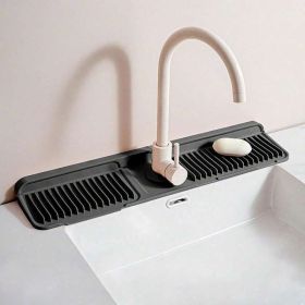 1pc Silicone Stove Top Covers Heat Resistant, Non Slip, Easy Clean For Electric Stove, Glass Top Stove Kitchen Accessories Perfect Gift For House (Option: 23 x 5.5-NY black)
