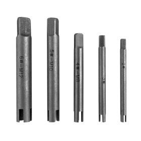 Tap Extractor 4 Flute Broken Head Screw Remover Stripped Tap Extractor Set Steel 3 Types 5 Pcs (Option: CB2433)