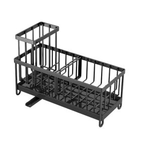 Kitchen Sink Rack Sponge Holder Soap Dish Drain Storage Organizer Brush Holder (Option: 1pc)