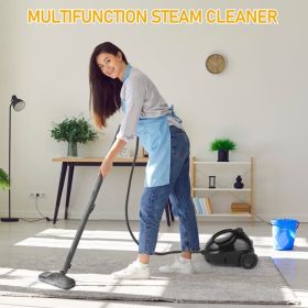 American Standard VSC28A Steam Cleaner 110V 1500W With 13 Accessories Aluminum Boiler Black Maximum Capacity 1200ML Continuous Operation For 20 M (Color: Black)