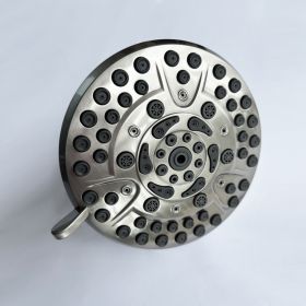 High-Pressure Rain Shower Head With 10 Spray Modes, 4.7 inch Fixed Bathroom Rainfall Showerhead With Adjustable Swivel Ball Joint, Bathroom Acces (Option: 54833527)