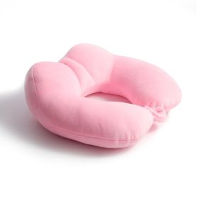 U-shape Pillow Pp Cotton Memory Foam (Option: Pink Memory Foam-U Pillow)