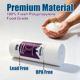 12PCS 10inx4.5in For Big Blue Whole House Undersink Sediment Water Filter 5 Micron (Option: A)