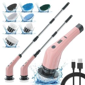 Electric Cleaning Brush (Option: Rose gold)
