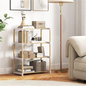 4-Tier Solid Pine Wood Shoe Rack Stackable Design 33LBS Per Shelf Ventilated Slatted Shelves Natural+Gray (Option: default title)