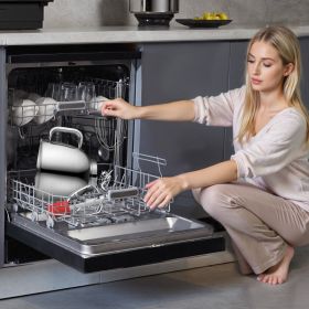 Stand Mixer 6 QT Electric Dough Mixer 660W 6 + P Speeds Kitchen Food Beater (Option: Black)