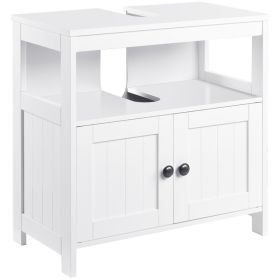 Sink Storage Cabinet, Under Sink Cabinet with Double Doors, Bathroom Vanity Cabinet with Shelves, White-AS ( Amazon Shipping)（Prohibited by WalMa (Option: 73053016)