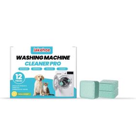 JAKEHOE Washing Machine Cleaning Tablets, 12 Pieces (Option: 12 Pieces)