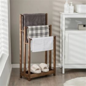 Vertical towel rack brown (Option: As picture)