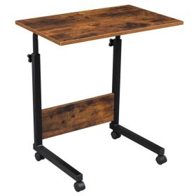 [Old code:31585662]Rolling & Height adjustable P2 15MM Chipboard & Steel Side Table with Baffle (Option: As picture)