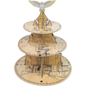 3 Tier Round Cupcake Stand, Magical Dessert Display Holder For Wizard Birthday, Halloween Parties, Cakes And Treats (Option: Colorful)