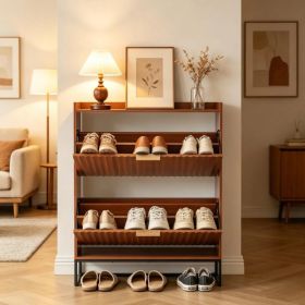 Minimalist Design Shoe Storage Cabine With Space-Saving And Adjustable Shelves For Living Room (Option: defaulttitle)