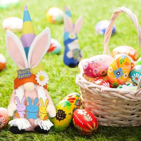 Halloween Decorations - Halloween Decor - 3PCS Witch Plush Gnomes - Cute Hocus Pocus Decorations for Home, Indoor, Office, Table, Party Clearance (Color: Spring-bunny)