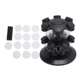 Revolving Countertop Seasoning Bottle Rack Organizer Kitchen Rotating Seasoning Jar Rack Condiment Holder Shelf (Option: Default)