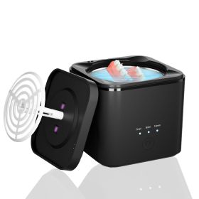 Ultrasonic Cleaner -Compatible With Beauty Tools And Jewelry. Boasts Super - Strong Cleaning Power, Renew With Just One Click (Color: Black)