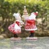 1pc Small Ornament,Couples Gifts, Christmas Crafts Resin Ornaments,Art Decor Sculpture Statue Decor, Sculpture Art Miniature Cute Ornament