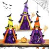 Halloween Decorations - Halloween Decor - 3PCS Witch Plush Gnomes - Cute Hocus Pocus Decorations for Home, Indoor, Office, Table, Party Clearance