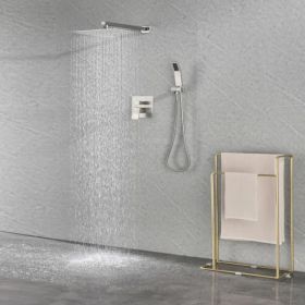 12" Rain Shower Head Systems Wall Mounted Shower (Option: As picture)