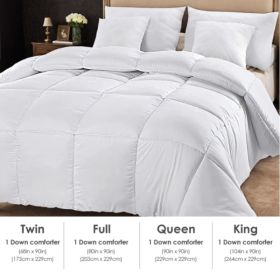 Polyester Brushed Single Quilt With Microfiber Filling, Down Alternative, OKO-100 Certified, CPC Children's Certified, Shipped Via Amazon Logisti (Option: White)