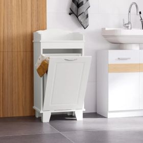 Free Standing Home Organizer Hamper, Bathroom Storage Cabinet, White ( Amazon Shipping)(Prohibited by WalMart) (Option: As picture)