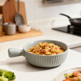 8 Inch Handle Round Bakeware-Green (Option: 6926398661187)