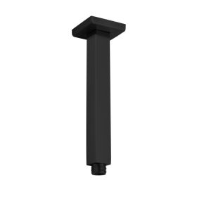 Shower Arm with Flange, 1/2 NPT Tapered Threads, Rain Shower Head Arm, Ceiling Mounted Shower Extension Arm (Option: 63987614)